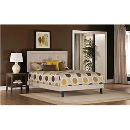 Becker Twin Bed with Button Tufting